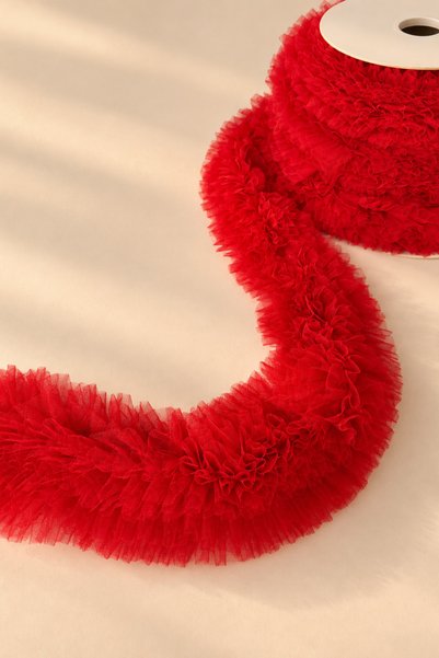jasmina store tül üzerine fırfır şerit aksesuar [1mt]