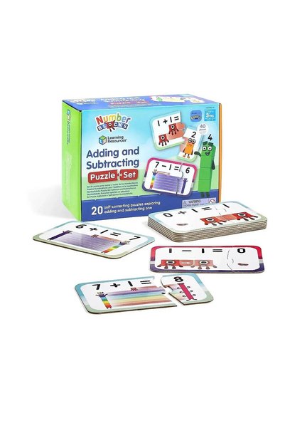 Learning Resources Numberblocks Adding and Subtracting Puzzle Set-HM95402-UK