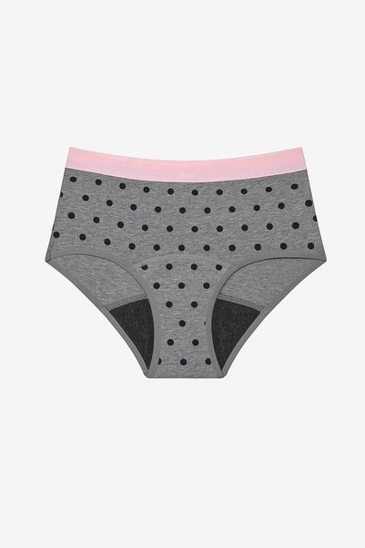 Penti My First Period Dotty Gri Çok Renkli Hipster Külot