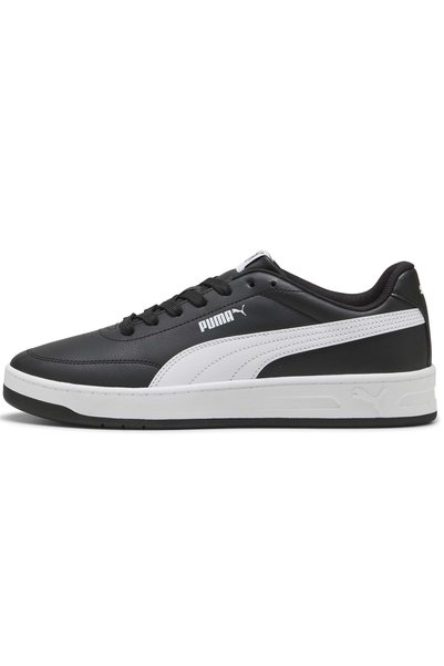 Puma Court Classic Clean 402223 Sneaker Unisex Spor Ayakkabı SİYAH-BEYAZ