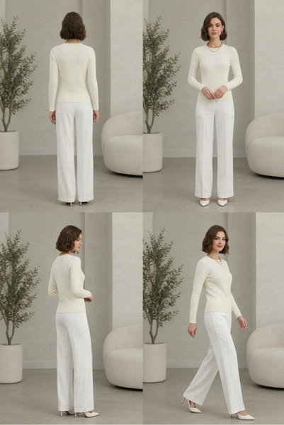 youknitwear you Rio Crew Neck Women's Sweater