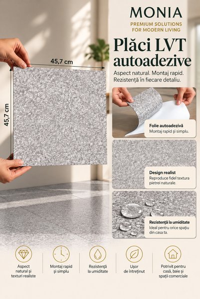 MONİA Placi LVT PVC Autoadezive pt pardoseli