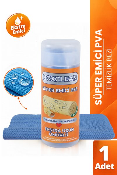 Nox Clean Blue Pva Cloth – Super Absorbent, Lint-Free, Multi-Purpose Cleaning...
