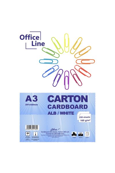Libra Carton A3 alb 160 gr top 250 coli 3160250
