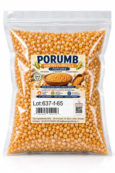 Top Ingrediente Boabe de popcorn 1kg
