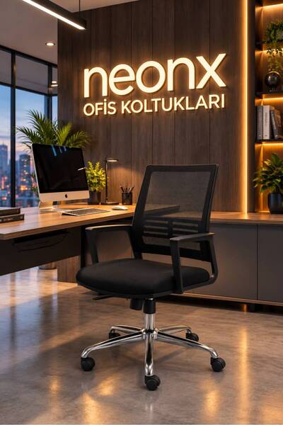 neonx /Polo BEL DESTEKLI METAL AYAKLI/ÇALIŞMA SANDALYESİ/OFİS SANDALYESİ/GENÇ...
