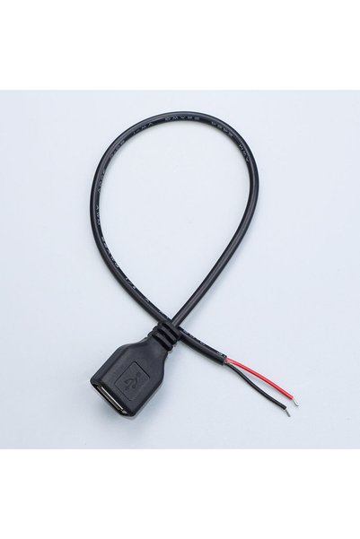 Choice5 30CM USB Female 2pin JCD 30cm/1M Power Supply Cable USB 2.0 A Female ...
