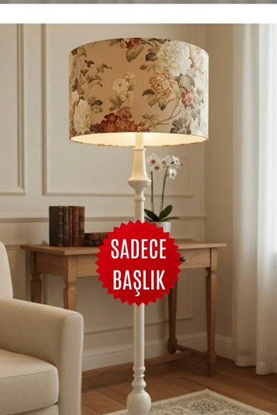 APCASADECOR Çiçek bahçesi Vintage desen lambader başlığı