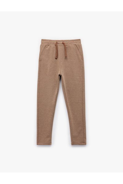 Koton Basic Brown Boys' Sweatpants 6Wkb40007Tk