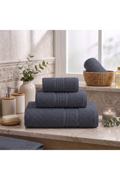 Ralex Prosop de mână 30 x 50 cm 100% bumbac cu bordură grecească 500 g/m², gr...
