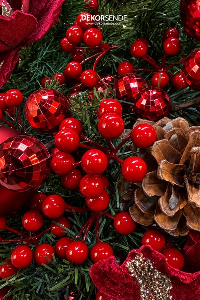 Dekorsende Christmas Ornament Multiple Berry 5 cm