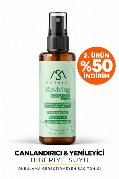 moonset Rosemary Water – Anti-Hair Loss and Hair Growth Supporting Vegan Hair Tonic (150 ml)