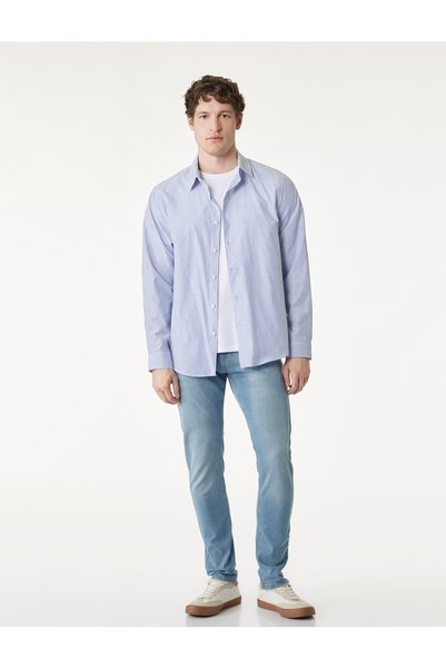 Koton Mıchael Men's Jean Pants 6Sam40063Nd Light Indigo