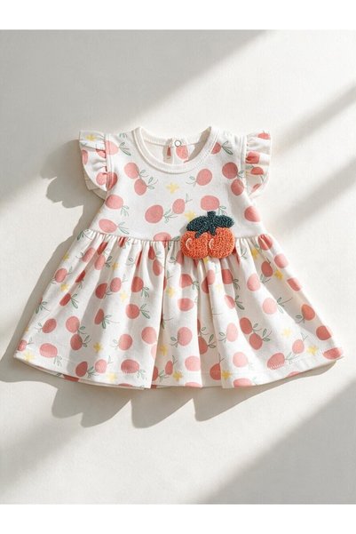 mandalinsbaby Baby Girl Cherry Dress