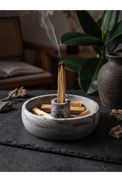 Art-ı Prime Dizayn Premium Palo Santo Tütsülük & Doğal Çanak Seti - Modern Bo...