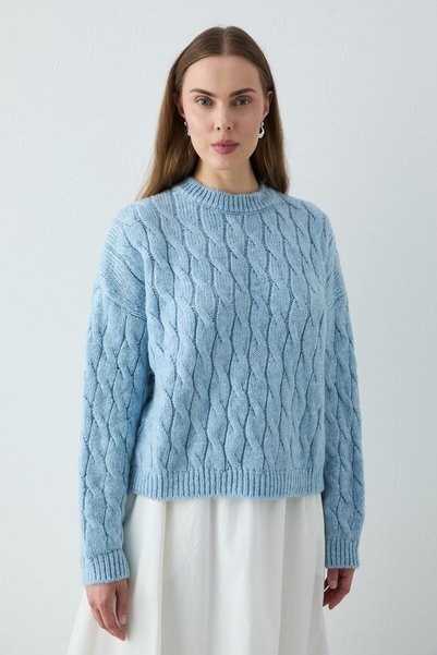 inspiration Loop Sweater Light Blue