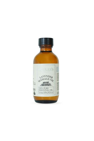 Scullys Ulei de masaj relaxant cu lavandă, 125 ml