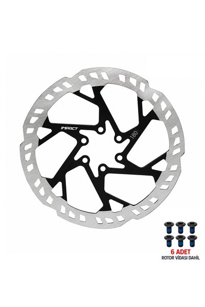 SkyWheel 180 mm, 6 Vida Bisiklet Hidrolik, Mekanik Disk Fren Rotoru