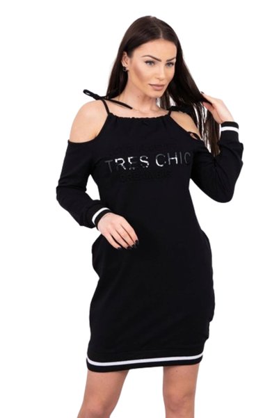 Kesi Rochie Tres Chic neagră