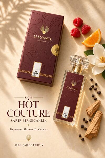 silver elegance vip perfume Hot Couture Kadın Parfümü EDP 50 ml – Ahududu, Bi...