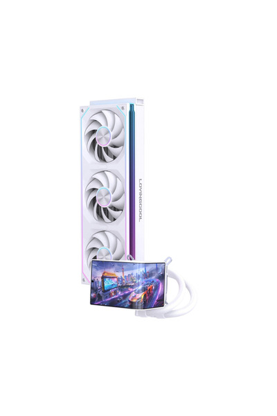 OYUNCU BAYKUŞ Lovingcool SC70 OLED Ekranlı ARGB 360mm Sıvı Soğutma - Beyaz