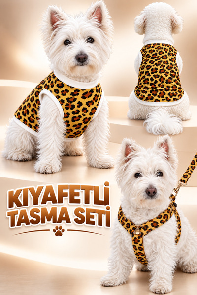 z zizuph Cat - Dog - Interlock - Thin - Accessory - Clothed Collar Set (Cloth...