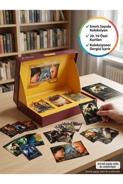 TOYFEST بانيني هاري بوتر غرفة الأسرار 20. صندوق بطاقات خاص بالعام 35 بطاقة XX...