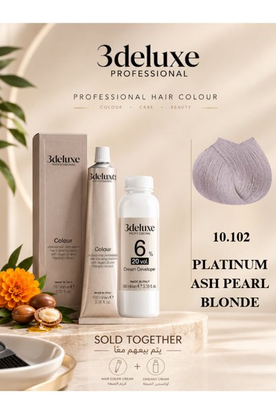 3Deluxe Professional Hair Color Cream & Cream Developer 20 vol.(6%) – 100 ml ...
