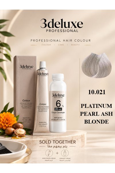 3Deluxe Professional Hair Color Cream & Cream Developer 20 vol.(6%) – 100 ml ...