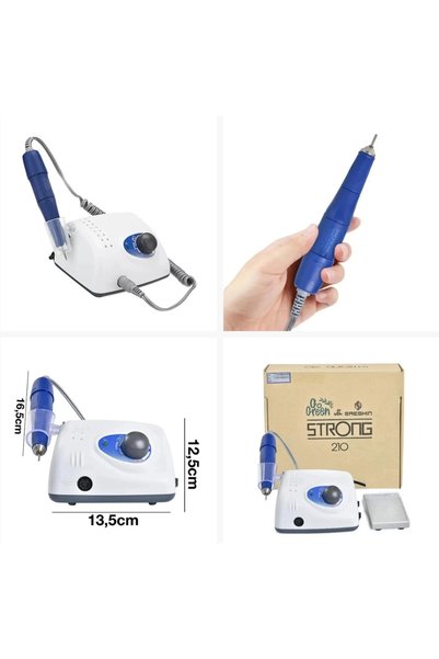 ARBIX Strong 210 Elektrikli Freze Törpü Makinesi - Manikür Pedikür Motoru - Mikromotor 65w 35.000rpm