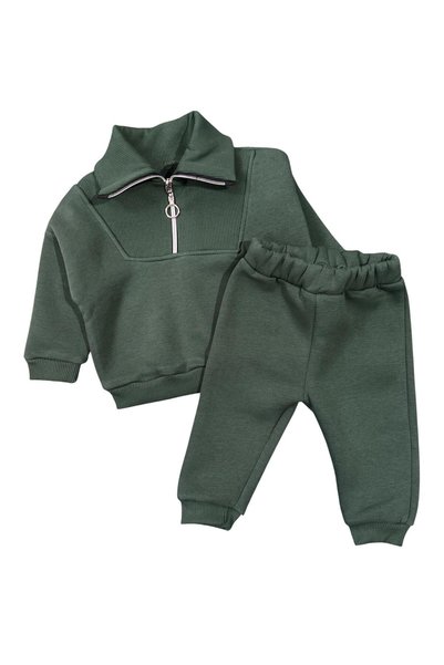 ALTINTAŞ BABY High Collar Zipper Detail Three Thread New Season