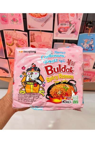 samyang buldak carbonara ramen Orjinal helal damgalı