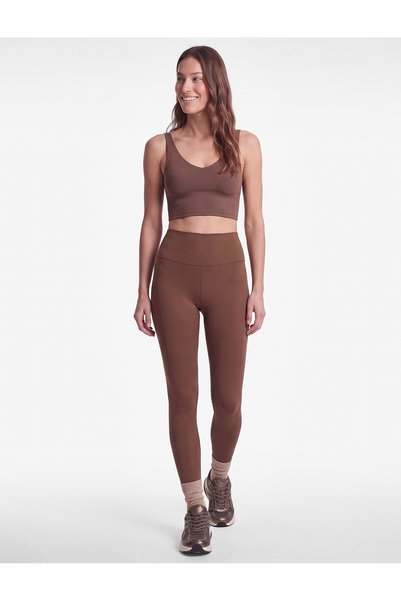Koton Sports Leggings High Waist Slim Fit with Stitching Detail