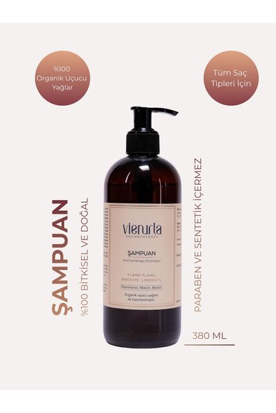 Vienurla %100 Organik Biberiye Limonotu Ylang Ylang Besleyici ve Canlandırıcı...