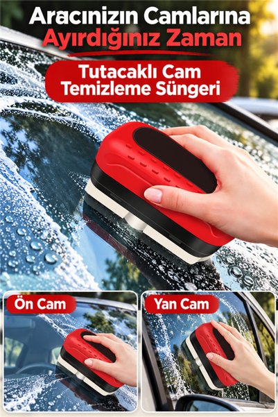 mucit home Araç Yağ Filmi Temizleme Süngeri Kuş Pisliği Yağmur Çamur Temizlem...