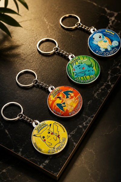 taso8090 Μπρελόκ Pokemon (4 εκ. - 4 τεμάχια)