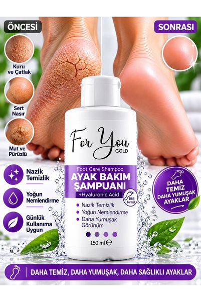 For You Gold El, Ayak ve Tırnak Şampuanı - Günlük Koku ve Bakım Şampuanı - Ko...