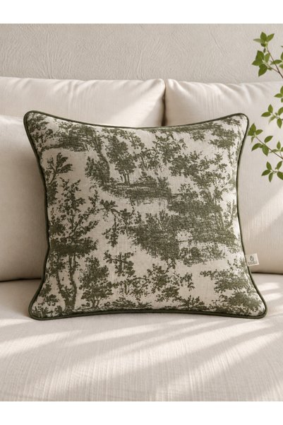 needle home textile .decoration Patina Khaki Kirlent Cover (45X45)