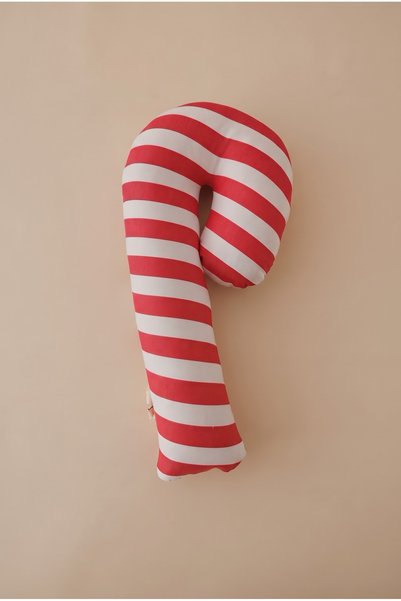 O&G Collection New Year / Christmas Decorative Candy Cane Throw Pillow (25 X ...