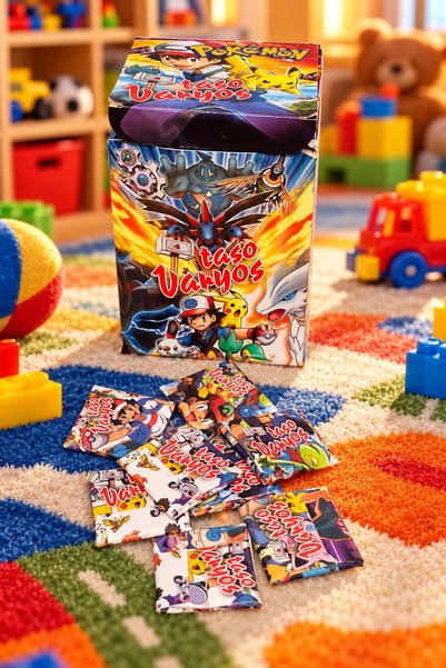 taso8090 (20 ADET) Pokemon Balyoz Taso (kalın Eldeş Taso