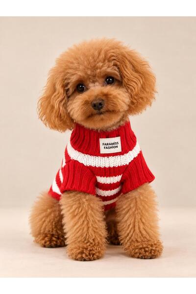 faramiss fashion SELANİK ÖRGÜ KEDİ KAZAK KÖPEK KAZAK FARAMİSSPET