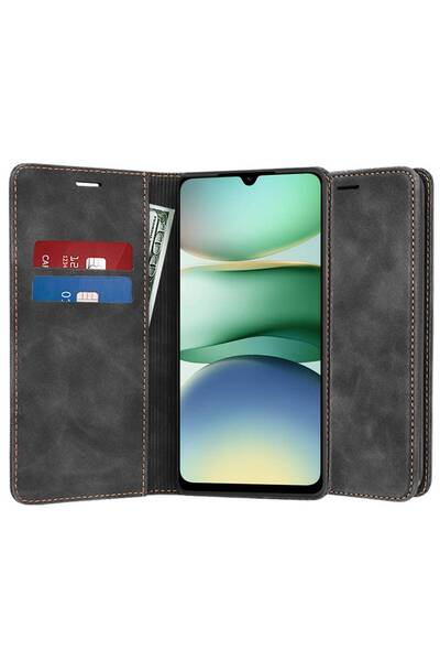 Aiyando Husa tip carte pentru Xiaomi Redmi A5 4G Retro Business cu inchidere ...