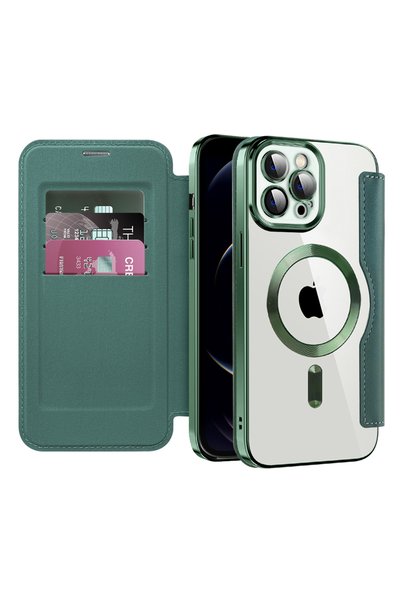 Aiyando Husa pentru iPhone 12 Pro EliteBook Executive Tip Carte cu Protectie ...