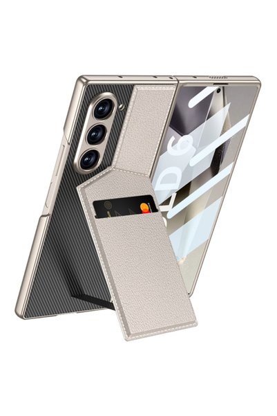 GKK Husă pentru Samsung Galaxy Z Fold6 5G, cu suport pentru carduri și funcți...
