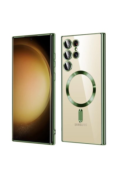 Aiyando Husa pentru Samsung Galaxy S23 Ultra 5G cu MagSafe Sparkle Glare Deta...