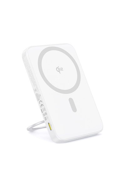 Aiyando Baterie externă Type-C Qi2 20W 5000mAh cu cablu Type-C - Baseus PicoG...