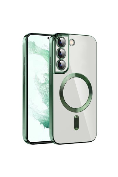 Aiyando Husa pentru Samsung Galaxy S22 5G cu MagSafe si protectie pentru lent...