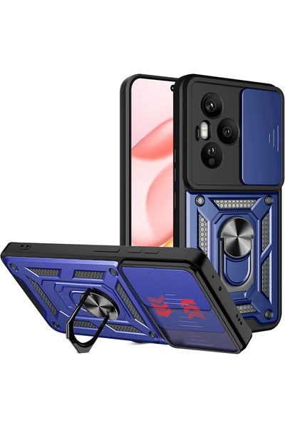 Aiyando Husa pentru Honor 400 Pro Ring Armor Kickstand Tough Rugged Cover cu ...
