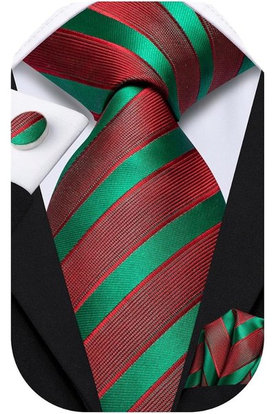 Dubulle Mens Paisely Silk Tie for Men Necktie and Pocket Square Set