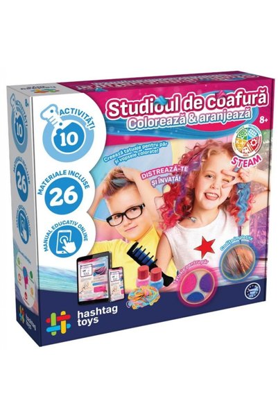 Hashtag Toys Κομμωτική: Χρώμα και Στυλ - Δημιουργικό Σετ STEM